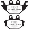 Επένδυση φρένων carbon scooter EBC SFAC377