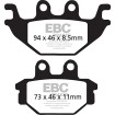 Επένδυση φρένων carbon scooter EBC SFAC377 Επένδυση φρένων carbon scooter EBC SFAC377 thumb