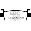 Επένδυση φρένων carbon scooter EBC SFAC719
