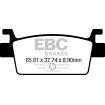 Επένδυση φρένων carbon scooter EBC SFAC719 Επένδυση φρένων carbon scooter EBC SFAC719 thumb
