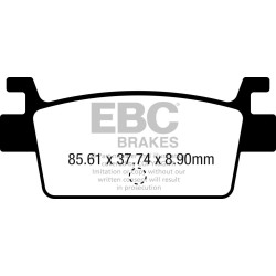 Επένδυση φρένων carbon scooter EBC SFAC719 Επένδυση φρένων carbon scooter EBC SFAC719