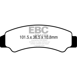 Τακάκι φρένου TT-series carbon offroad EBC FA726TT Τακάκι φρένου TT-series carbon offroad EBC FA726TT