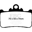 Τακάκι φρένου sintered HH EBC FA759HH Τακάκι φρένου sintered HH EBC FA759HH thumb