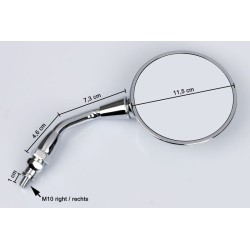 Καθρέφτης MOTO GUZZI δεξιός χρώμιο EMGO 20-25131