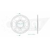 Πίσω γρανάζι 43T 525 ESJOT 50-29018-43 Πίσω γρανάζι 43T 525 ESJOT 50-29018-43 thumb