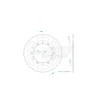 Πίσω γρανάζι 51T 520 ESJOT 50-32001-51 thumb