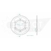 Πίσω γρανάζι 49T 520 ESJOT 50-32045-49 thumb