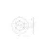 Πίσω γρανάζι 50T 520 ESJOT 50-32065-50 thumb