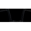 Τιμόνι flat top blk 1.50
