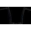 Τιμόνι flat top blk 1.50