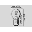 Λάμπα πυρακτώσεως για φανάρι 12V 25/25W BA20D 10PK ΑΛΛΑ 392310PK thumb