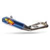 Σύστημα εξάτμισης FACTORY 4.1 RCT MB FULL SYSTEM TITANIUM με μπλε καπάκι από ανθρακονήματα FMF 044490