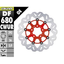 Κυματιστός πλευστός δίσκος φρένου GALFER DF680CWUR Κυματιστός πλευστός δίσκος φρένου GALFER DF680CWUR
