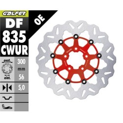 Κυματιστός πλωτός δίσκος φρένων GALFER DF835CWUR Κυματιστός πλωτός δίσκος φρένων GALFER DF835CWUR
