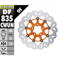 Δίσκος φρένου κυματιστός πλωτός GALFER DF835CWUN Δίσκος φρένου κυματιστός πλωτός GALFER DF835CWUN