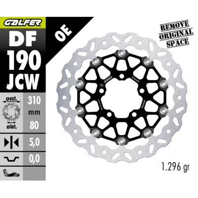 Δισκόπλακα FLOATECH WAVE GALFER DF190JCW Δισκόπλακα FLOATECH WAVE GALFER DF190JCW
