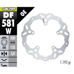 Δίσκος φρένου fixed wave GALFER DF581W