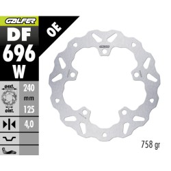 Δισκόφρενο fixed wave GALFER DF696W Δισκόφρενο fixed wave GALFER DF696W