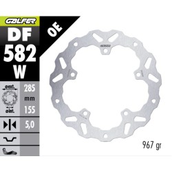 Δισκόπλακα fixed wave GALFER DF582W