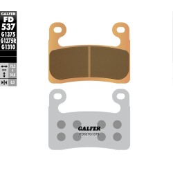 Τακάκι φρένων κεραμικής σειράς HH GALFER FD537G1375 Τακάκι φρένων κεραμικής σειράς HH GALFER FD537G1375