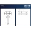 Ρυθμιζόμενοι σφιγκτήρες τιμονιού 2DGT GILLES 2DGT-B015-B thumb