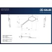 Καθρέφτης stratos KTM KAWAS. TRI. GILLES M03-03-R-BD thumb
