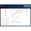 Καθρέφτης stratos αριστερός μαύρο-ματ GILLES M03-04-L-BD Καθρέφτης stratos αριστερός μαύρο-ματ GILLES M03-04-L-BD thumb