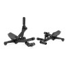 Πίσω μαρσπιέ FXR2 μαύρο ματ DUCATI GILLES FXR2-D02-BD
