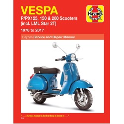 Εγχειρίδιο συντήρησης VESPA P/PX125 150&200 (78 ΑΛΛΑ 9781785214356