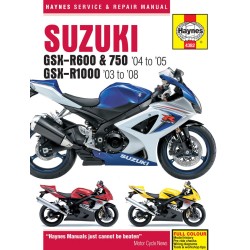 Εγχειρίδιο συντήρησης SUZUKI GSX-R6/750(04-05)R ΑΛΛΑ 9781785213229