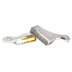 Φλας LED για τιμόνι με φως θέσης χρώμιο HEINZ BIKES HBTS-FL15-C-PL Φλας LED για τιμόνι με φως θέσης χρώμιο HEINZ BIKES HBTS-FL15-C-PL