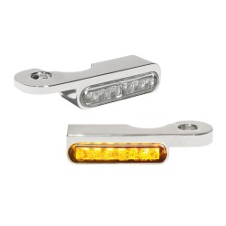 LED φλας για τοποθέτηση στο τιμόνι κεχριμπάρι/χρώμιο HEINZ BIKES HBTS-S14-C LED φλας για τοποθέτηση στο τιμόνι κεχριμπάρι/χρώμιο HEINZ BIKES HBTS-S14-C