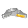 Φλας ZC-Line CLASSIC LED για τοποθέτηση σε πιρούνι ασημί HEINZ BIKES HBZCC-49-S