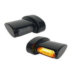 Φλας winglets micro SMD κεχριμπάρι/μαύρο HEINZ BIKES HBWLM