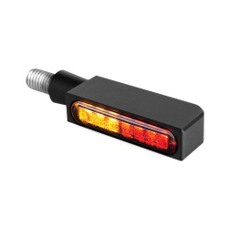 Φωτεινός δείκτης 3-σε-1 BLOKK-Line LED με θέση φωτός μαύρο HEINZ BIKES HBBL-3TS-1
