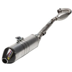 Σύστημα εξάτμισης steel/alu carb end cap ATV HGS YQ-416-CCG