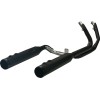 Σύστημα εξάτμισης M8 DOM 2-2 RACE TIP BLACK KHROME WERKS 200130