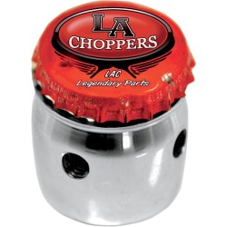 Κάλυμμα κουμπιού top-choke για μπουκάλι χρώμιο HD LA CHOPPERS LA-7608-01 Κάλυμμα κουμπιού top-choke για μπουκάλι χρώμιο HD LA CHOPPERS LA-7608-01