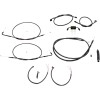 Σετ καλωδίων για 12-14 ape hangers midnight series black LA CHOPPERS LA-8231KT2-13M