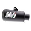 LV-10 Full Black Slip-On εξάτμιση από ανοξείδωτο ατσάλι ECE ΑΛΛΑ 15258FB thumb