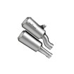 Lv-10 dual slip-on muffler stainless steel ECE ΑΛΛΟΙ 15271 thumb