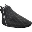 Κάθισμα bare bones solo black w/white diamond stitch LE PERA LXE-007DMWTP thumb