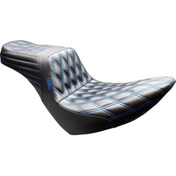 Σέλα tailwhip - διπλό ρομβοειδές - μαύρο/μπλε ραφή - FX/FL LE PERA LYR-580DD-BE01