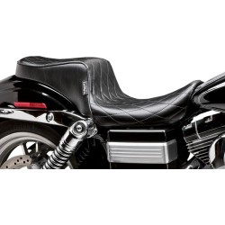 Κάθισμα CHEROKEE 2-UP DIAMOND STITCH BLACK LE PERA LN-023DM