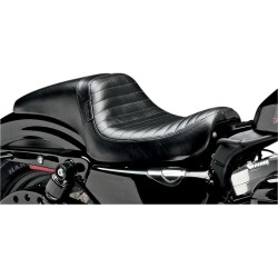 Κάθισμα DAYTONA πλήρους μήκους, μαύρο με πιέτες LE PERA LK-542PT