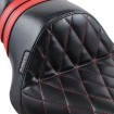 Κάθισμα stubs spoiler diamond stitched black w/red speed stripes LE PERA LK-416DMRED thumb