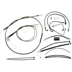 Σετ διαχείρισης καλωδίων SOFTAIL χρώμιο μαύρο MAGNUM SHIELDING 487261