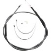 Καλώδιο συμπλέκτη δύο μερών Black Pearl χρώμιο μαύρο/διαφανές MAGNUM SHIELDING 422312HE thumb