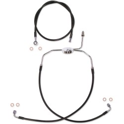 Σετ σωλήνων φρένων διπλών δίσκων χωρίς ABS E-Z ALIGN XR μαύρο μαργαριτάρι πλέξη 27 Σετ σωλήνων φρένων διπλών δίσκων χωρίς ABS E-Z ALIGN XR μαύρο μαργαριτάρι πλέξη 27