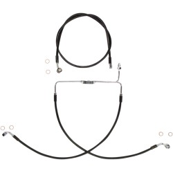 Σετ σωλήνων φρένων διπλών δίσκων χωρίς ABS E-Z ALIGN XR μαύρο μαργαριτάρι πλέξη 27 Σετ σωλήνων φρένων διπλών δίσκων χωρίς ABS E-Z ALIGN XR μαύρο μαργαριτάρι πλέξη 27